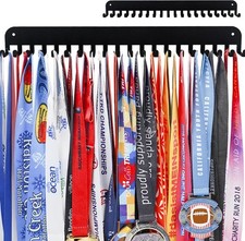 Medal Hanger Display - She Believed She Could She Did - Personalized Medal Holde