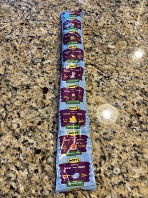 Mott s Fruit Flavored Snacks   9.5 Bags   Rare Factory Misprint Packaging Lot