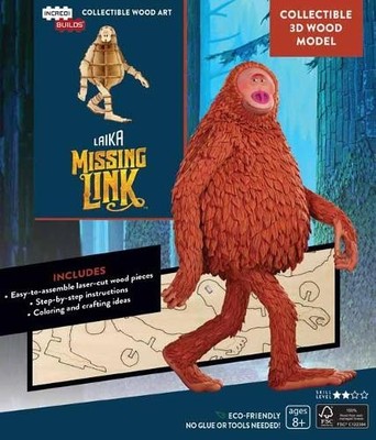 IncrediBuilds: LAIKA: Missing Link 3D Wood Model - 9781682984284