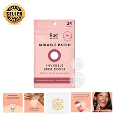 and Hypoallergenic Acne Patches - Clear Invisible Coverage - 24 Count