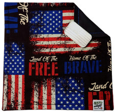 50 WAYS POCKET POCKET HANK Everyday Carry EDC Handkerchief Star Spangled Banner