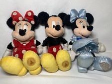 Disney Mickey Minnie Plush Lot 3 Disneyland