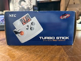 NEC PC Engine Turbo Stick Controller PI-PD4 Boxed Complete Japan Tested Working