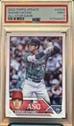 2023 Topps Update All-Star Game #ASG6 Shohei Ohtani PSA 9 Angels Dodgers