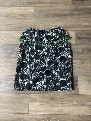 Dou Uod Kids Top Girls Sz 14 Years Off Shoulder Tasseled Modern Designer Italy