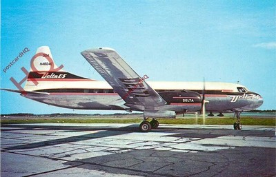 Ansichtskarte>>DELTA C&S AIR LINES CONVAIR CV-340 N4804C