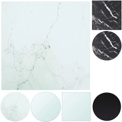 Table Top Replacement Coffee Table Top Surface Protector Tempered Glass vidaXL - image 1 of 3