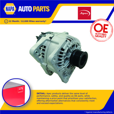 Alternator fits RENAULT MEGANE Mk2 1.4 2003 on 7701476807 7701478093 7711368728