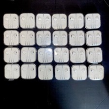 OEM iPhone/iPod Ear Pods Wired 3.5mm Headphone New Sealed- Lot of 24