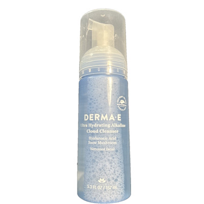 Derma-e Ultra Hydrating Alkaline Cloud Cleanser Vegan 5.3 fl oz (157 ml) AA