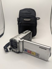 Sony Handycam DCR-SX44 Digital Camcorder Camera Silver 4GB Tested NO CHARGER