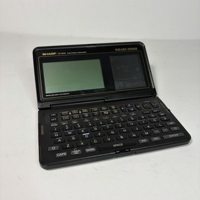 Vintage Sharp Wizard OZ-8600 256kb Electronic Organizer
