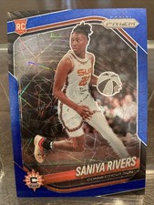 2025 Panini Prizm WNBA Saniya Rivers Rookie RC Blue Velocity #131 Sun