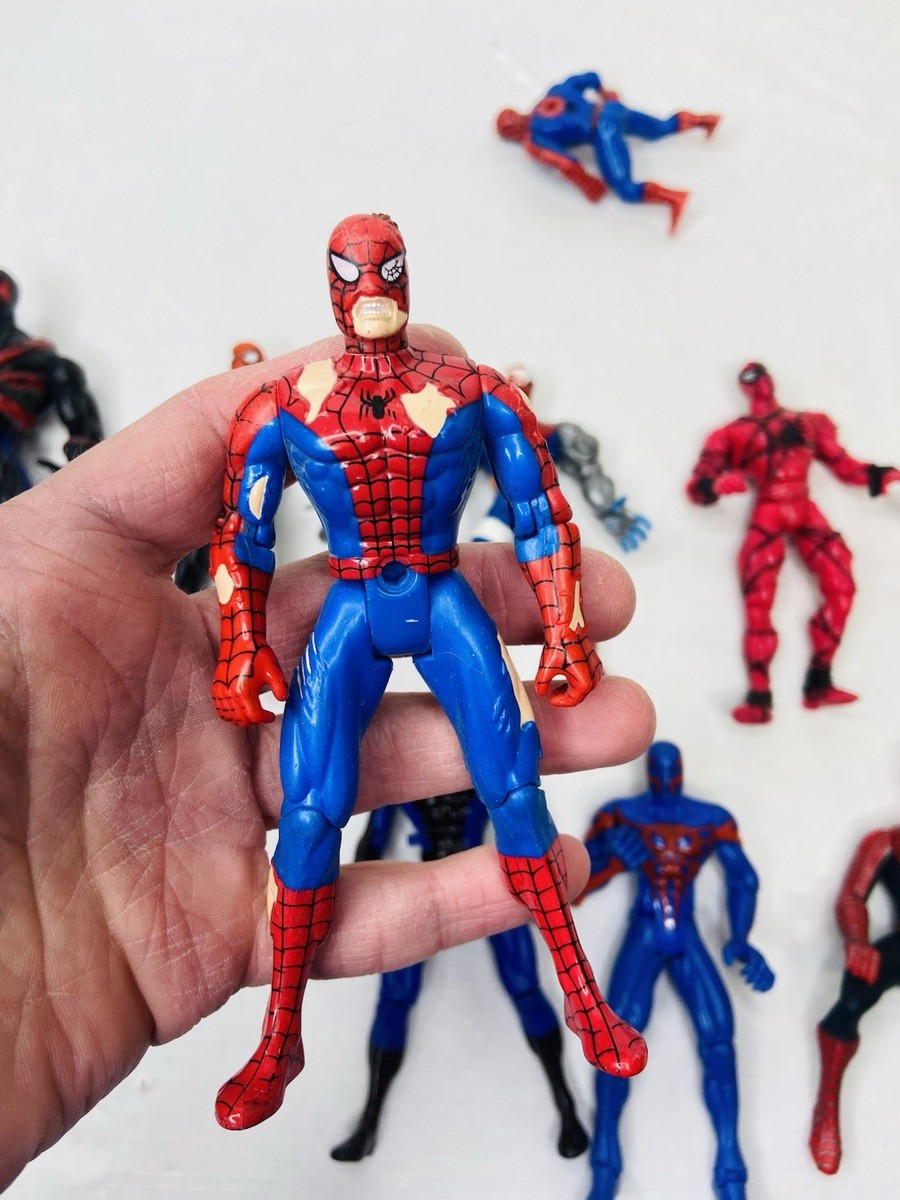 Lot Of 11 Vintage 90`S Spiderman Marvel Toy Biz Loose Figures | eBay