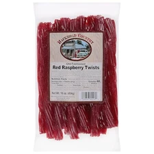 Backroad Country Red Raspberry Twists Licorice Candy, 16 OZ, 3 Pack