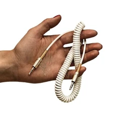 Replacement Audio AUX Cable Coiled Cord Suitable For Marshall Major Speaker Wire