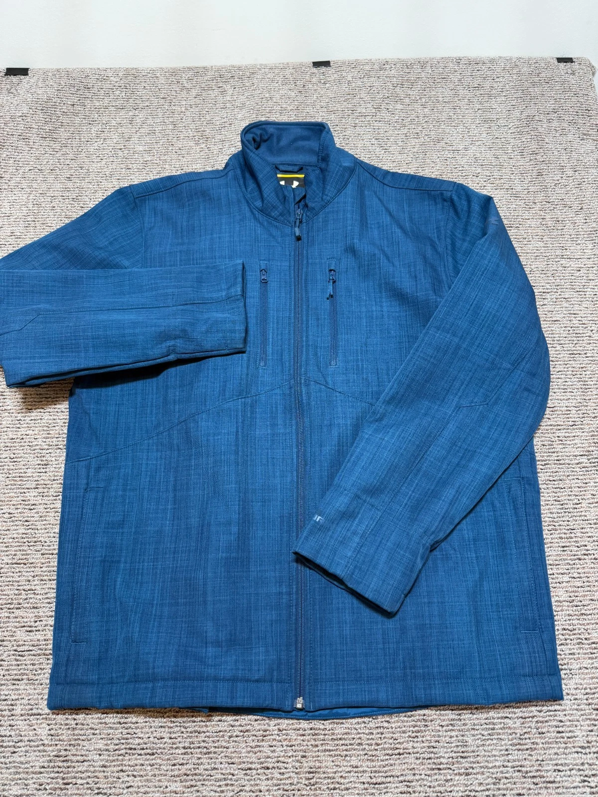 Men's Size XL, Under Armour UA Storm Blue Outdoor Waterproof Jacket Full Zip