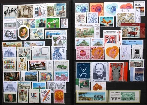France Lot Issues from 2018-2025 MNH ** MNH. Postal Price €108.98