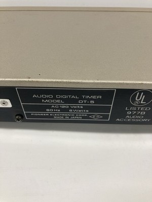 Rare Vintage Pioneer Audio Digital Timer DT-5 Made In Japan NL