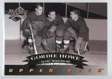 1992-93 Upper Deck Hockey Heroes Gordie Howe Sid Abel Ted Lindsay #21 HOF 0i5