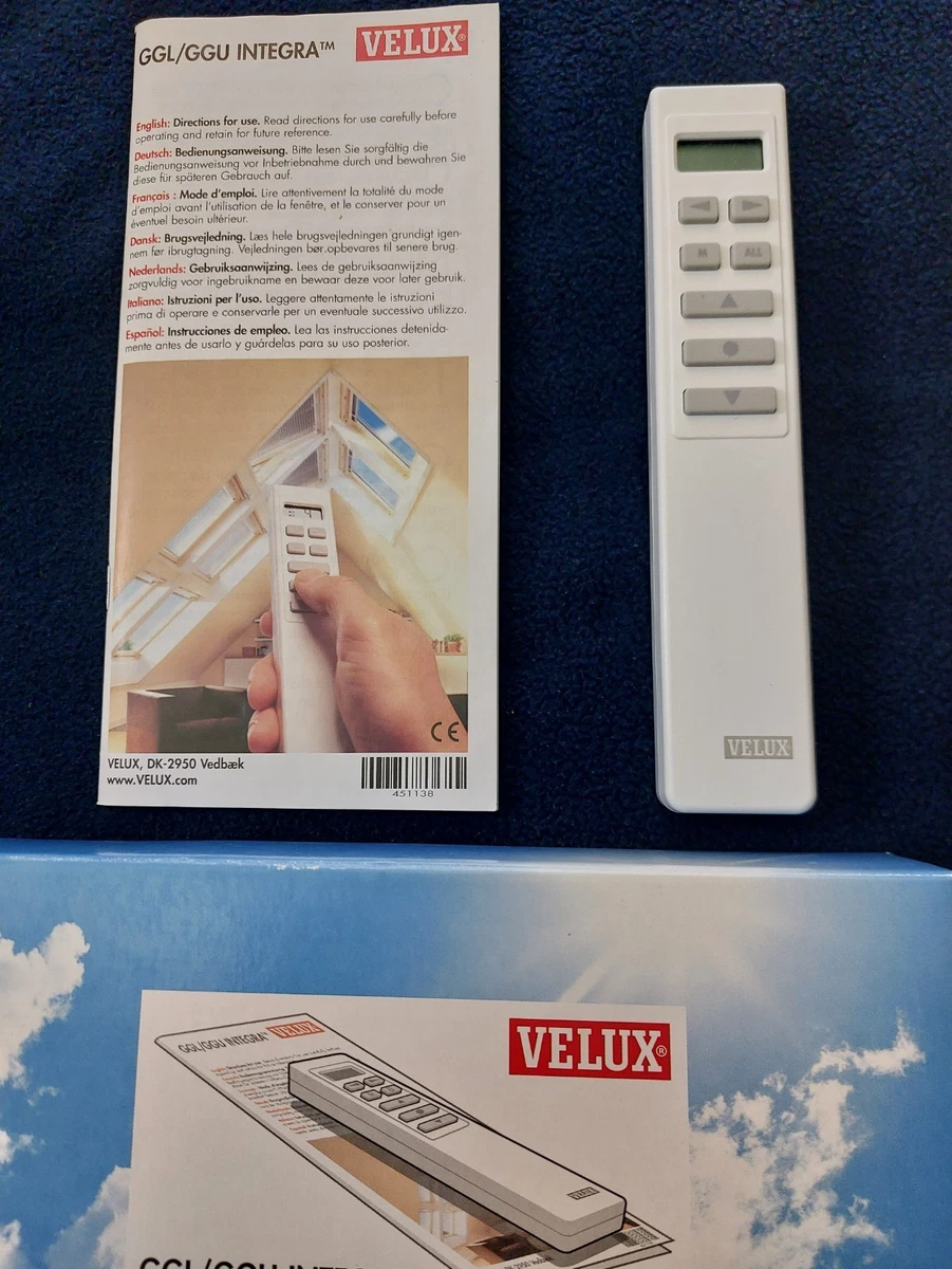 Télécommande VELUX Integra KLR 100 Pour Fenêtres De Toit - Sans Fil WiFi