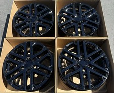 18” Toyota Tundra Gloss Black Wheels Rims Factory OEM 95296 Set 4 Sequoia 6 Lug