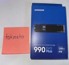 Samsung SSD 990 EVO Plus 4TB, PCIe Gen 4x4 | 5x2 M.2 2280 NVME New Sealed!
