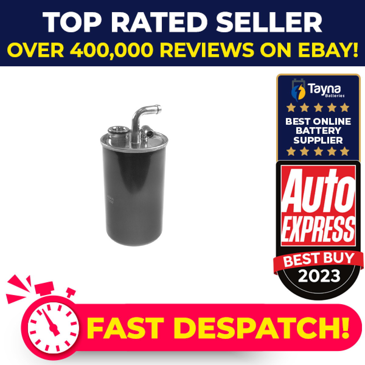 Fuel Filter fits CHRYSLER SEBRING JS 2.0D 07 to 10 ECD Blue Print K05085581AD