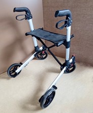 Lightweight Folding Portable Mobility 3 Wheeled Walker Rollator Walking Aid