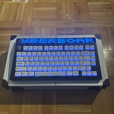 Custom Cyberboard R3 Mechanical Keyboard - Basalt Black