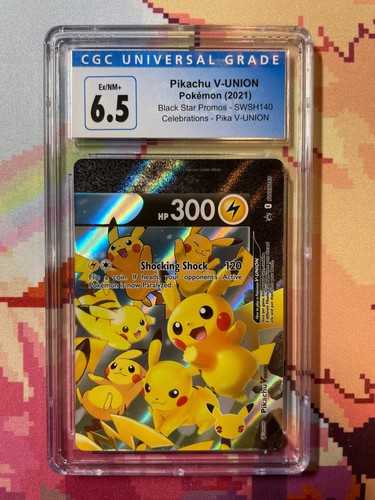 Pikachu V-UNION graded CGC 6.5 for sale on eBay