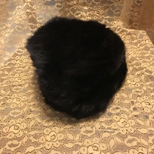 Vintage Gwenn Pennington Exclusive Union Made USA Mink Fur Pill Box Hat