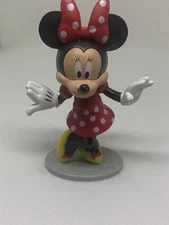 Disney Minnie Mouse  PVC Figure Just Play Cake Topper 2.5" Polka Dot Dress