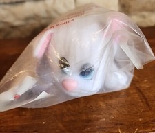Tonka Pound Purries White With Gray Stripes Sealed In Bag Blue Eyes 1987 Purries