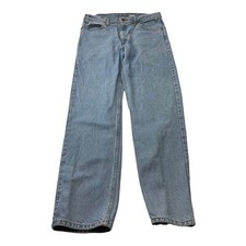 Vintage Levi’s 505 Orange Tab Light Wash Denim Jeans Mens 38x34 Made In USA 90s