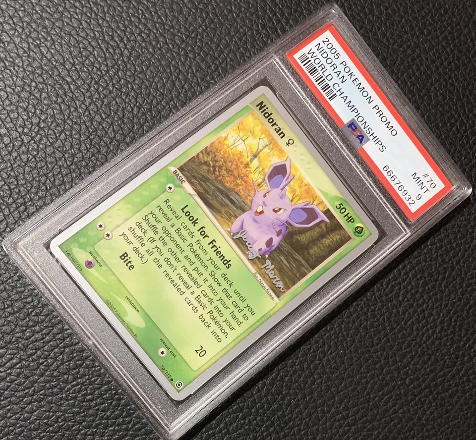 Nidoran - 2005 Pokémon World Championships Decks #70/112 - PSA 9 Mint (POP 1) - Image 3 of 4