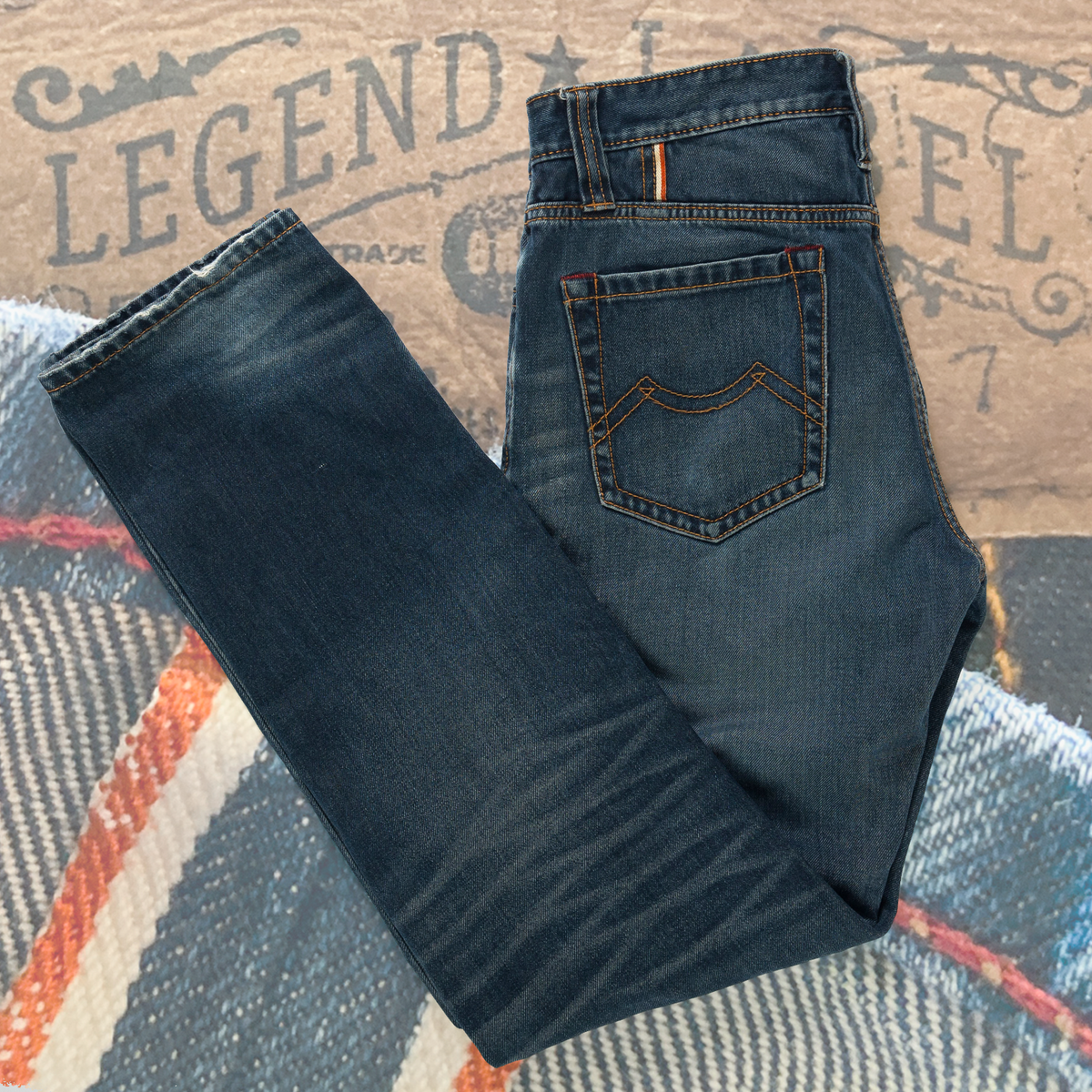 CHEVIGNON LEGEND LABEL MYSTERY SELVEDGE SELVAGE DENIM JEANS SKINNY