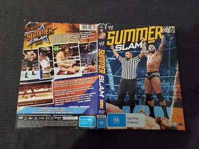 WWE SummerSlam fashion 2013 DVD COVER ONLY