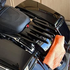 MOFUN Black Stealth Luggage Rack For Harley Touring Street Road Glide 2009-2025
