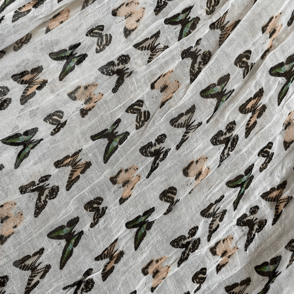 Multicolor Butterfly Infinity Loop Scarf - image 2