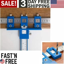 All Aluminum Drill Guide Sleeve Cabinet Hardware Jig Drawer Pull Jig Wood Tool