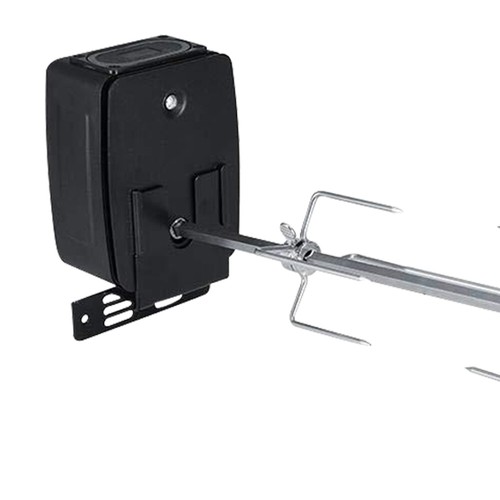 Electric Rotisserie BBQ Grill Kit Charcoal Pig Beef Roaster Spit Rod w/ Motor US - Picture 12 of 12