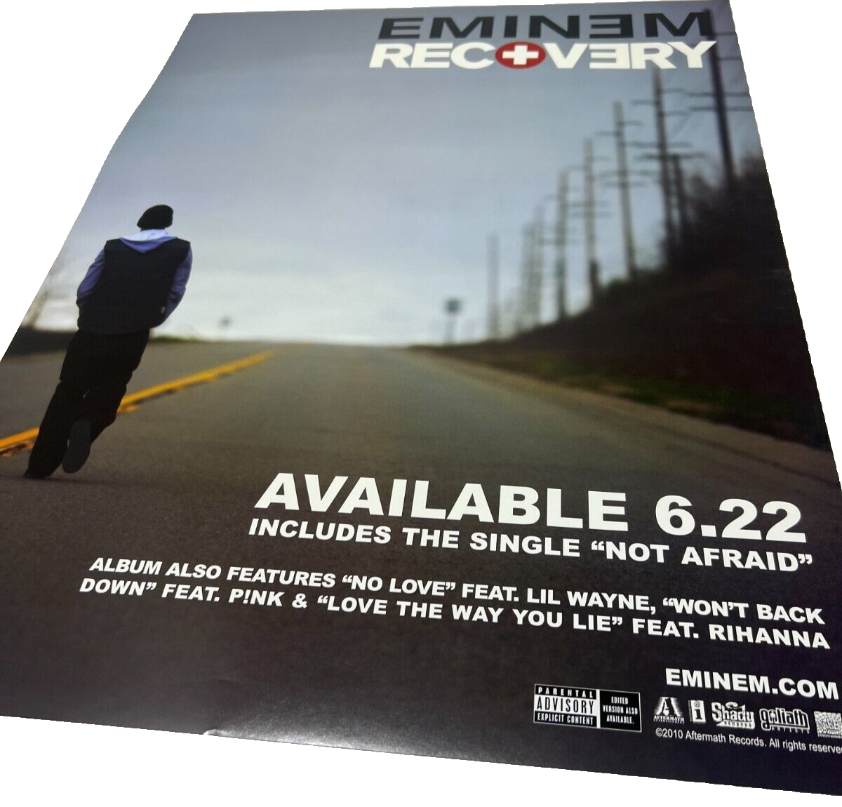 【額縁付き】 EMINEM Recovery リカバリー A2ポスター Recovery by Eminem Poster – The Mortal Soul