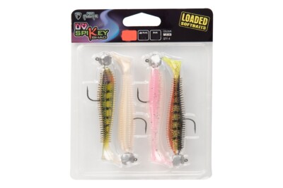 Fox Rage UV Spikey Shad Loaded 6cm 5g NMC022 Gummifisch Gummifische Jigkopf