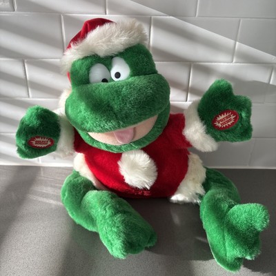 Dandee International Santa Frog Christmas Plush 15  Stuffed Animal NOT WORKING