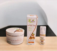 Moroccan Argan Oil Set: Shampoo, Serum & Conditioner - Repair, Strength & Shine