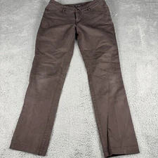 Arc'teryx Chino Pants Women's 8 Brown 100% Cotton Mid-Rise Classic Fit Straight