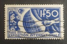 SORTI ALBUM TIMBRE 1936 EXPOSITION INTERNATIONALE PARIS 327 Obl