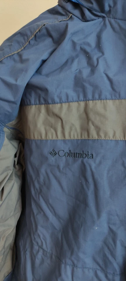 Columbia Mens Casual Outdoor Jacket Waterproof Hooded Nylon Blue Size XL - Image 2 of 4