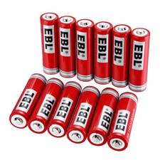 EBL 3.7V 800mAh 14500 Li-ion Rechargeable Batteries for LED Flashlight Torch LOT